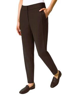 Modern Ambition Slim Dark Brown Travel Pants (Sz 4)